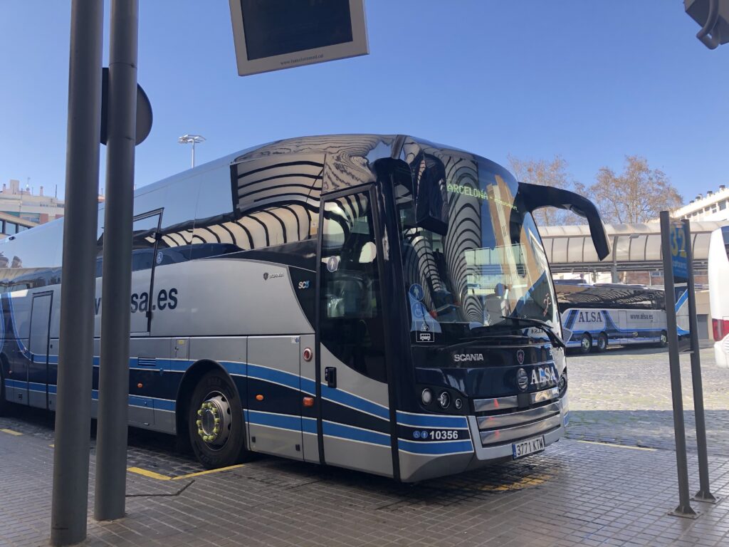 de ônibus para Andorra