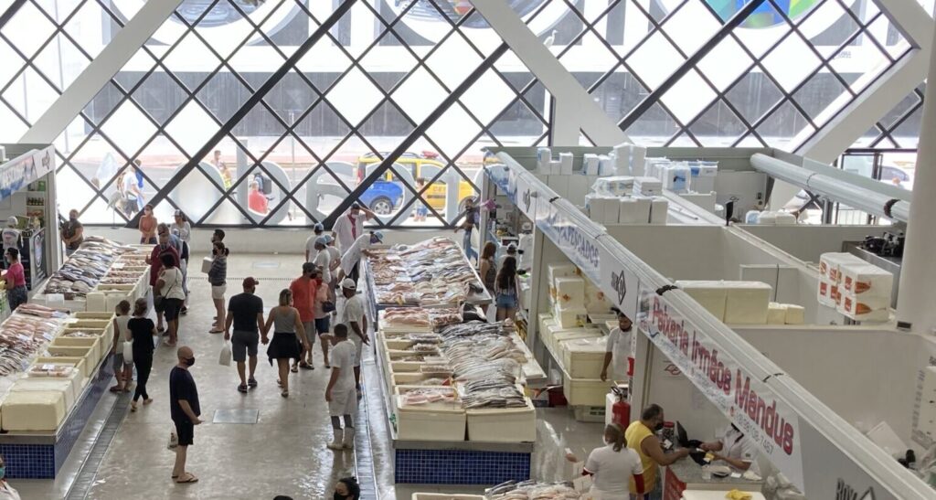 mercado de peixes santos
