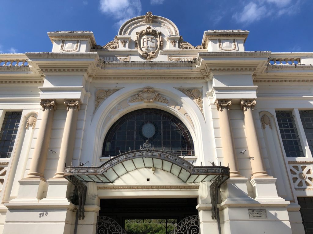 fachada Estação de trem de Sorocaba